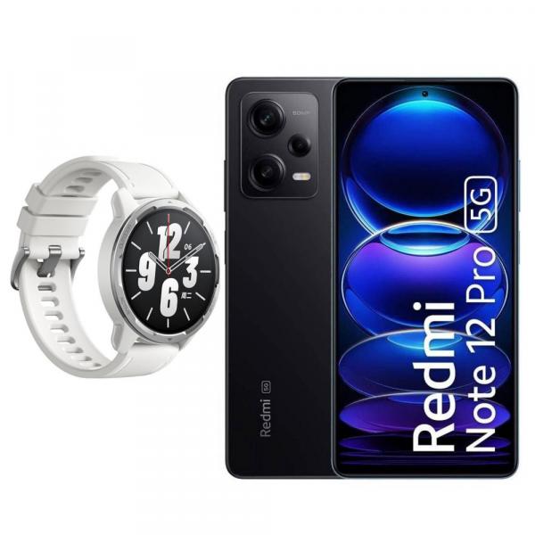 Redmi Note 12 PRO 5G 6 / 128GB Midnight Black +  Watch S1 Active (White)
